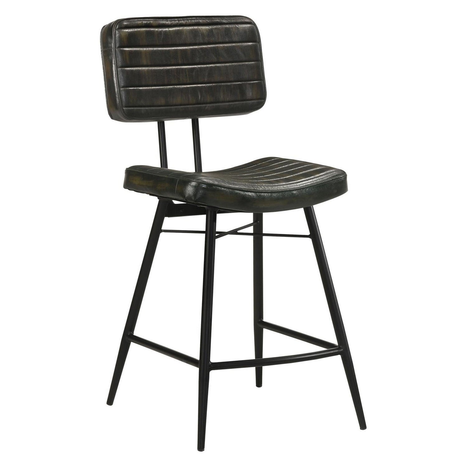 Partridge Upholstered Counter Height Stools with Footrest (Set of 2) 110659