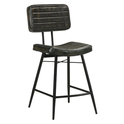 Partridge Upholstered Counter Height Stools with Footrest (Set of 2) 110659