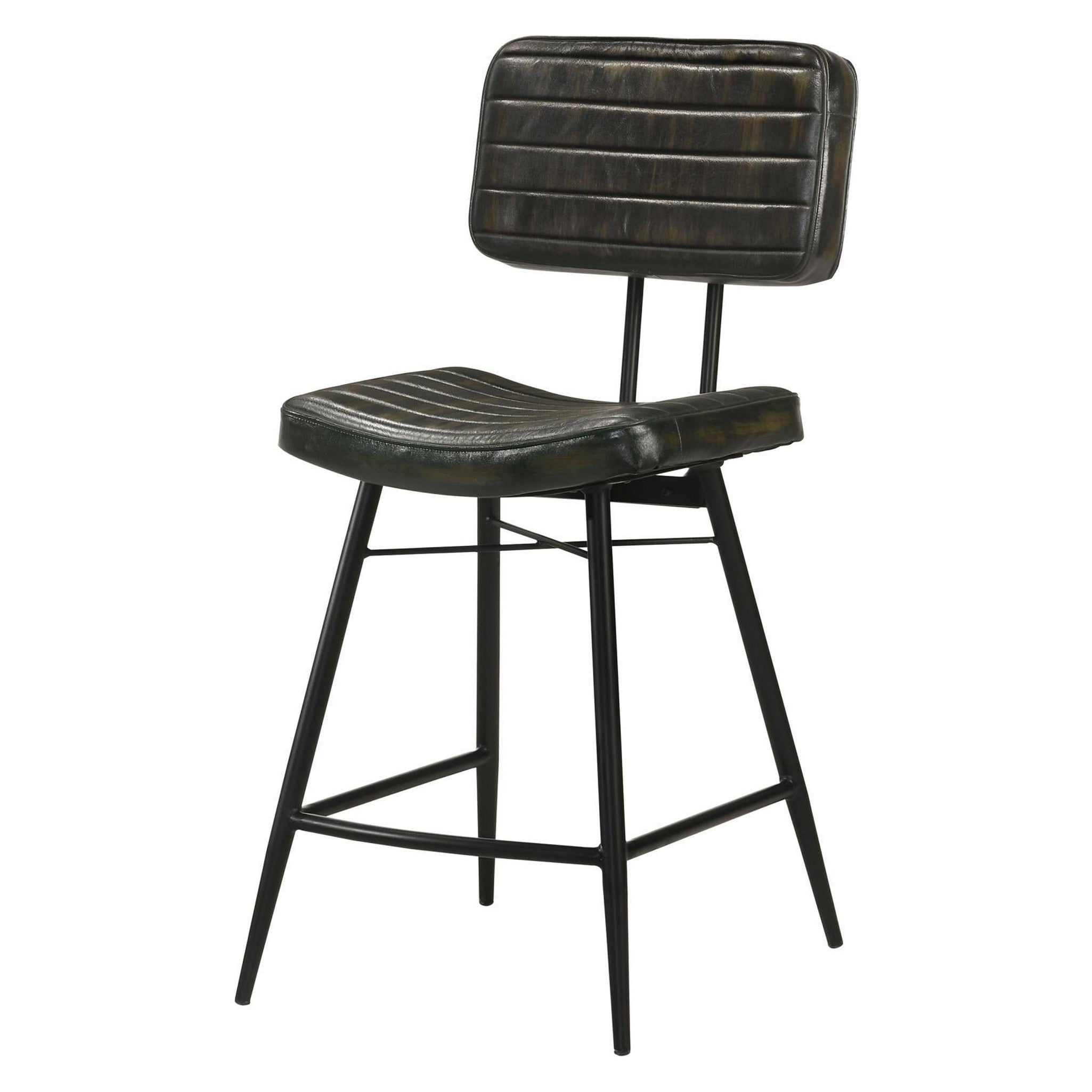 Partridge Upholstered Counter Height Stools with Footrest (Set of 2) 110659