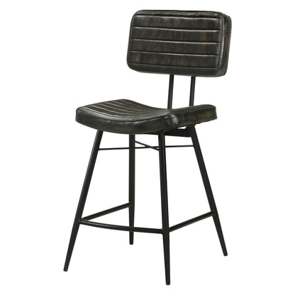 Partridge Upholstered Counter Height Stools with Footrest (Set of 2) 110659