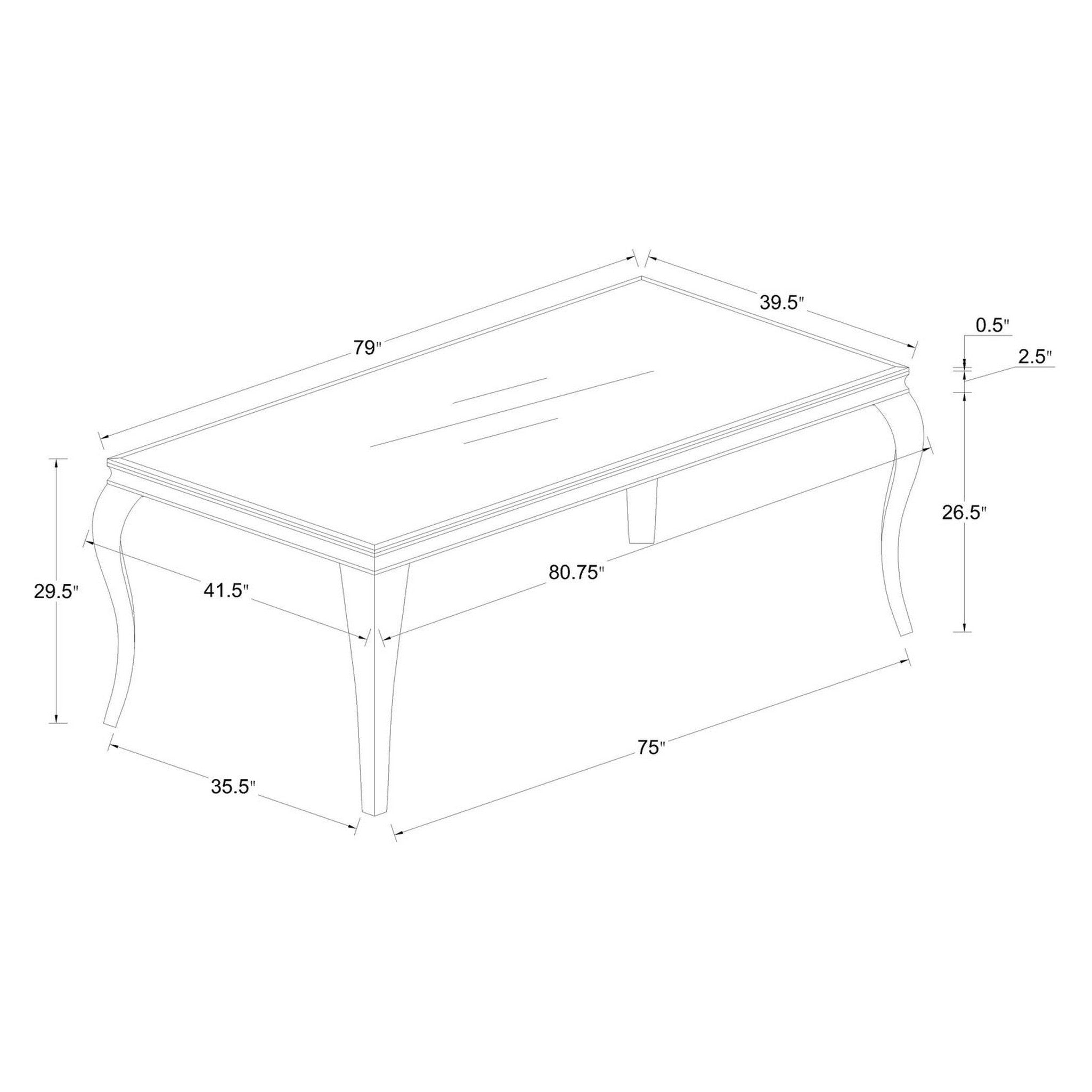 DINING TABLE 5 PC SET 115071-S5G