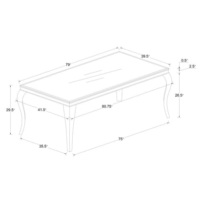 DINING TABLE 5 PC SET 115071-S5G