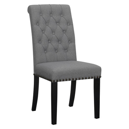 Alana Upholstered Tufted Side Chairs with Nailhead Trim (Set of 2) 115162