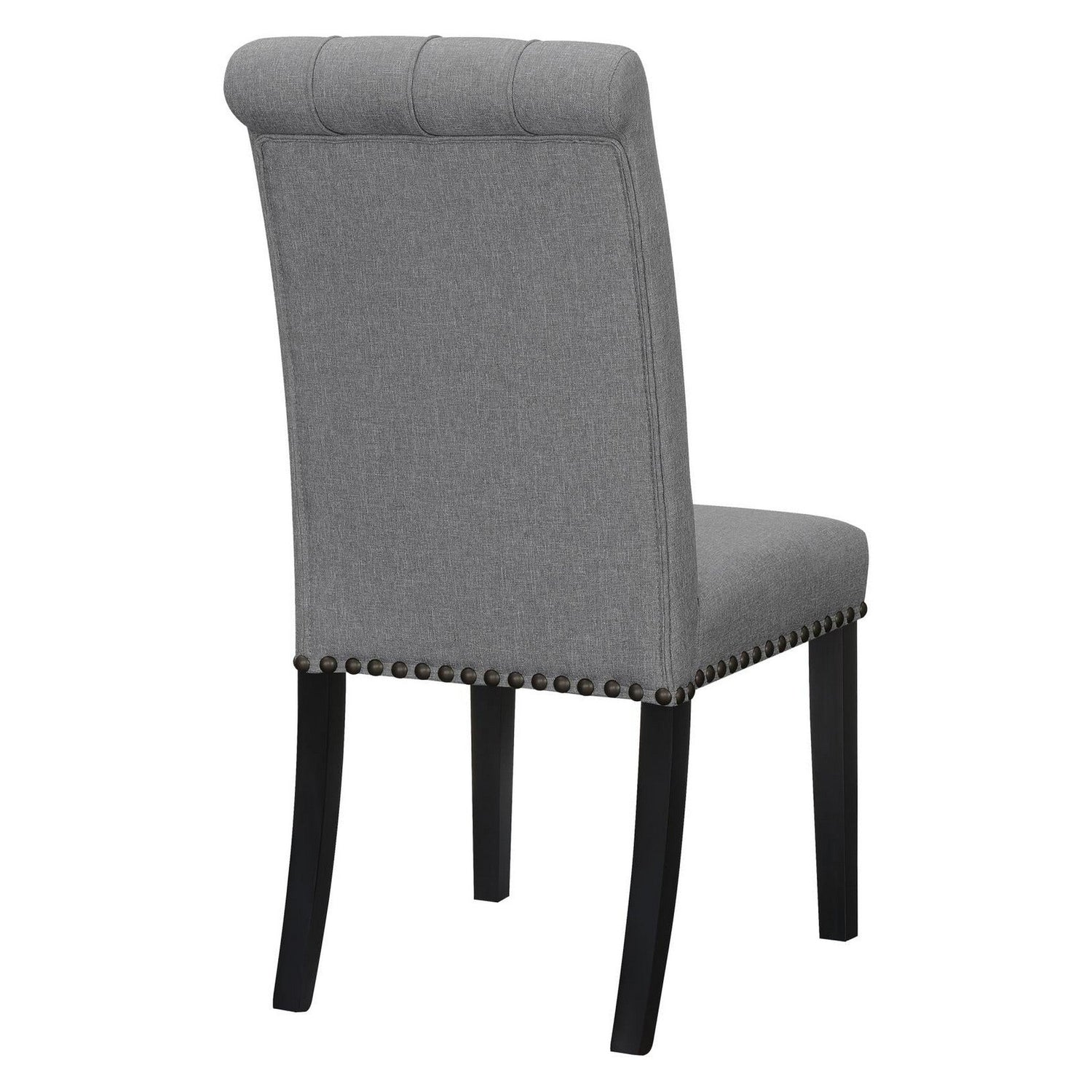 Alana Upholstered Tufted Side Chairs with Nailhead Trim (Set of 2) 115162