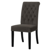 Alana Upholstered Tufted Side Chairs with Nailhead Trim (Set of 2) 115172