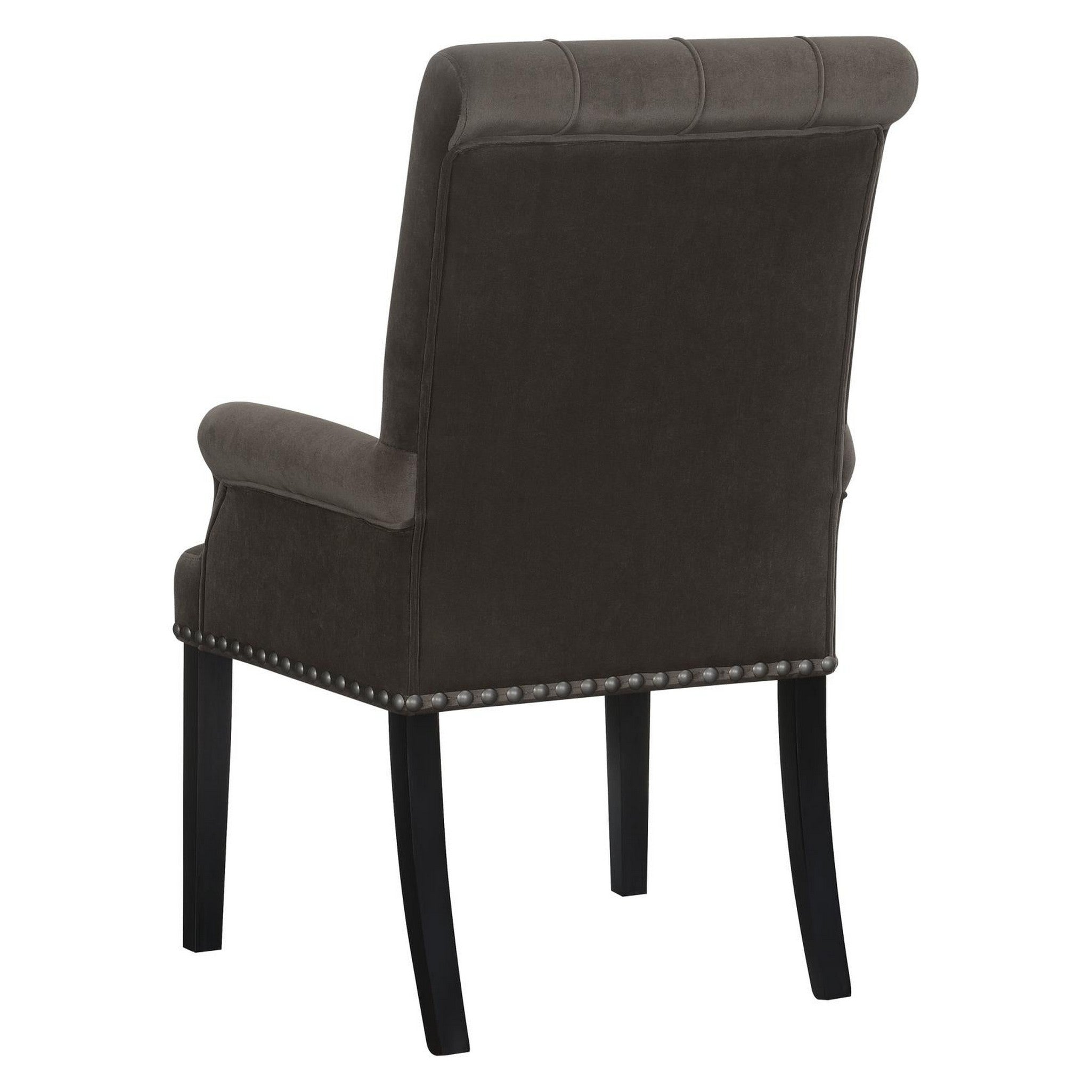 Alana Upholstered Tufted Arm Chair with Nailhead Trim 115173