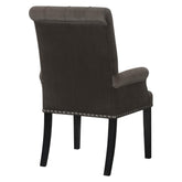 Alana Upholstered Tufted Arm Chair with Nailhead Trim 115173