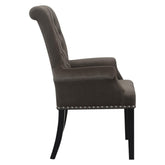 Alana Upholstered Tufted Arm Chair with Nailhead Trim 115173