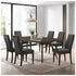 Wes 5-piece Rectangular Dining Set Grey and Dark Walnut 115271-S5