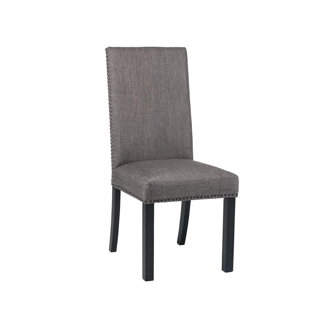 Hubbard Upholstered Side Chairs Charcoal (Set of 2) 121752