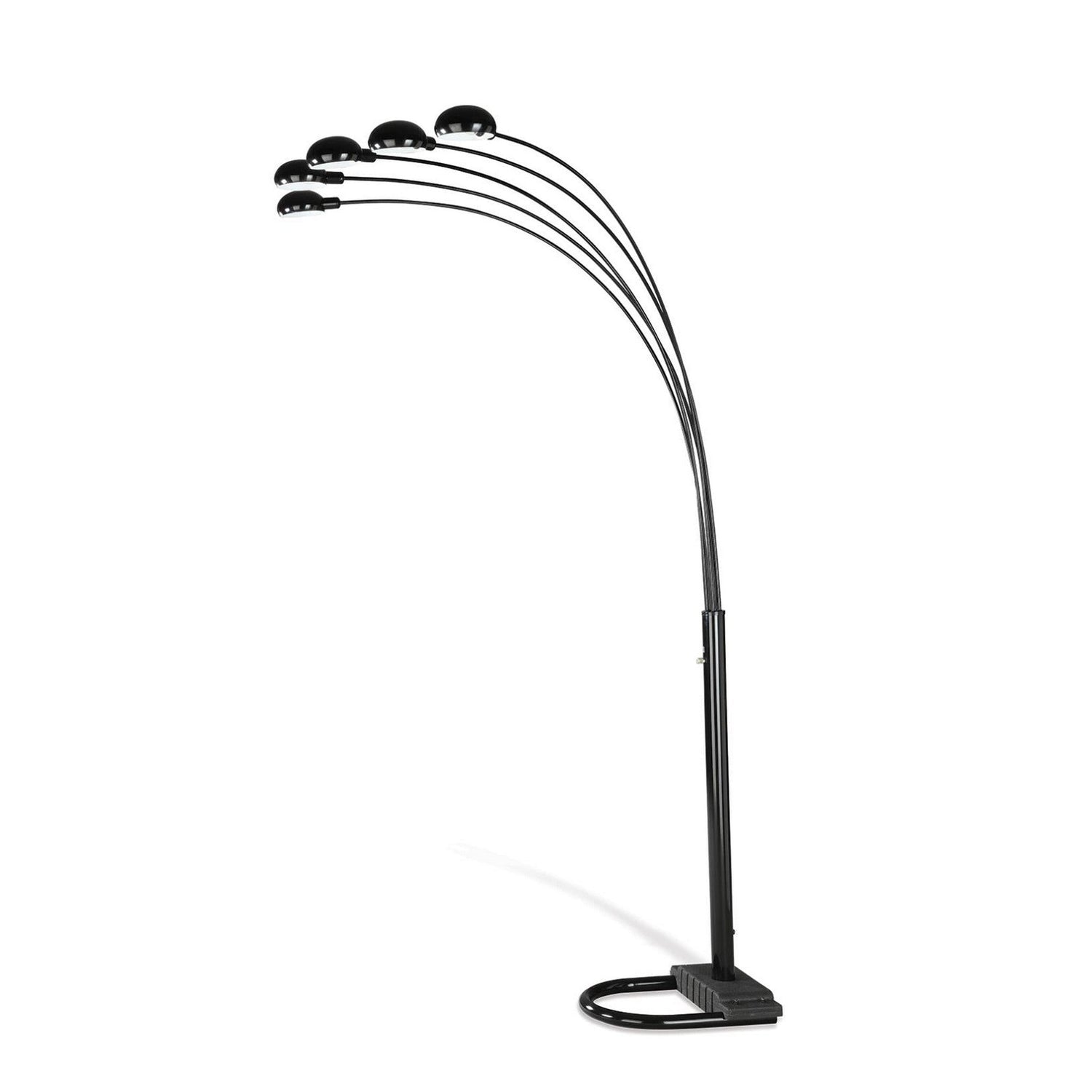 Dacre 5-light Floor Lamp Satin Black 1297A