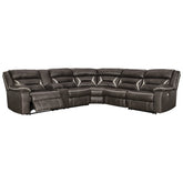 Kincord 4-Piece Power Reclining Sectional Ash-13104S4