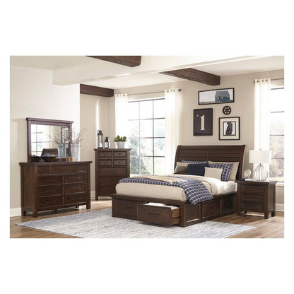 (4) Eastern King Platform Bed 1559K-1EK*