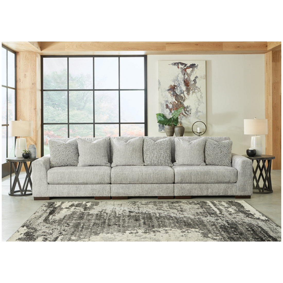 Regent Park 3-Piece Sofa Ash-14404S5