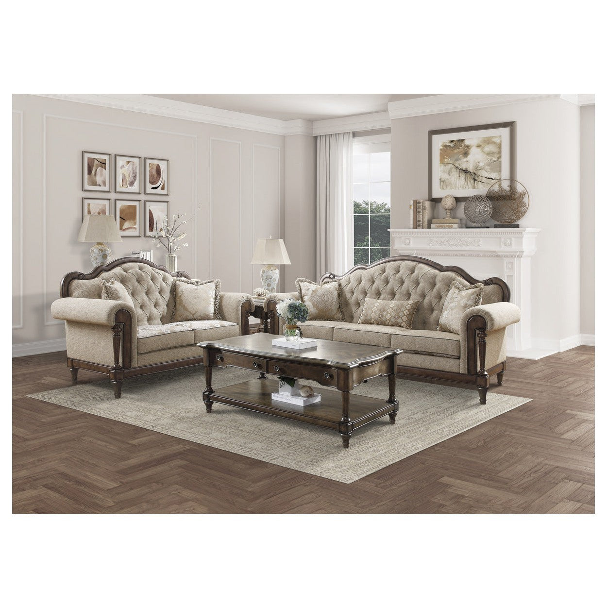 2PC SET: SOFA, LOVE 16829*2