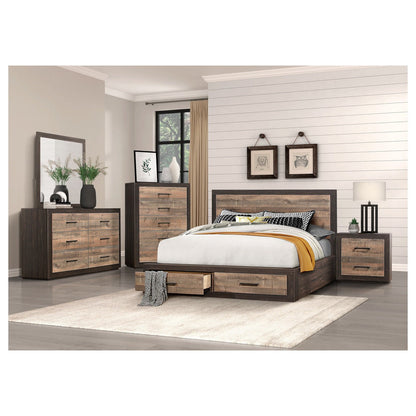 (3) QUEEN PLATFORM BED W/FB STORAGE 1762-1*