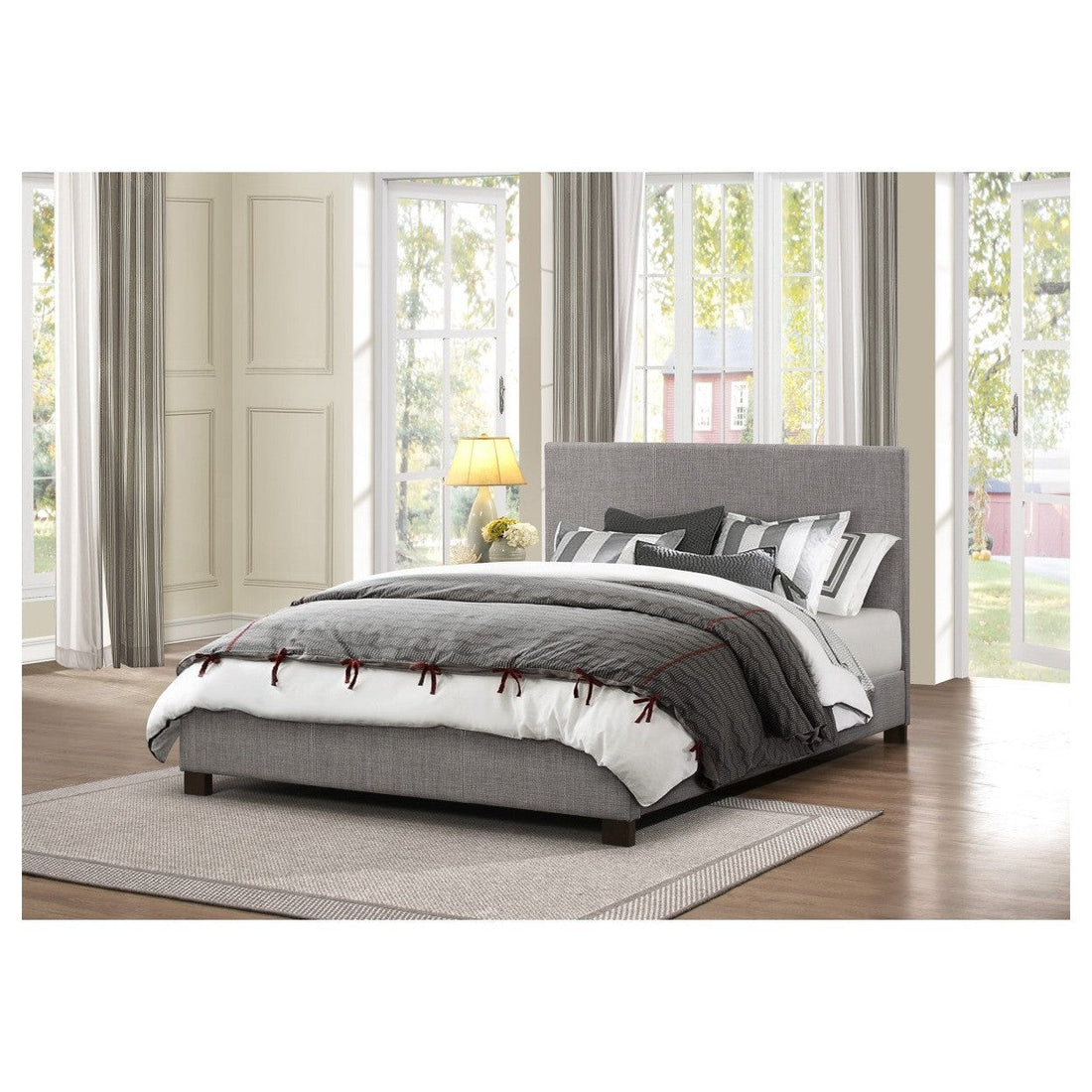 (2) FULL PLATFORM BED, FABRIC 1896FN-1*