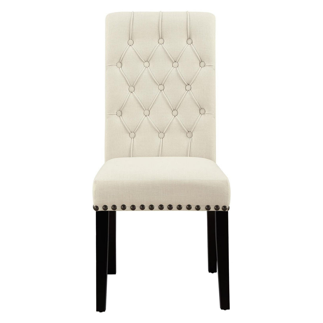 Mapleton Tufted Back Upholstered Side Chairs Beige (Set of 2) 190162