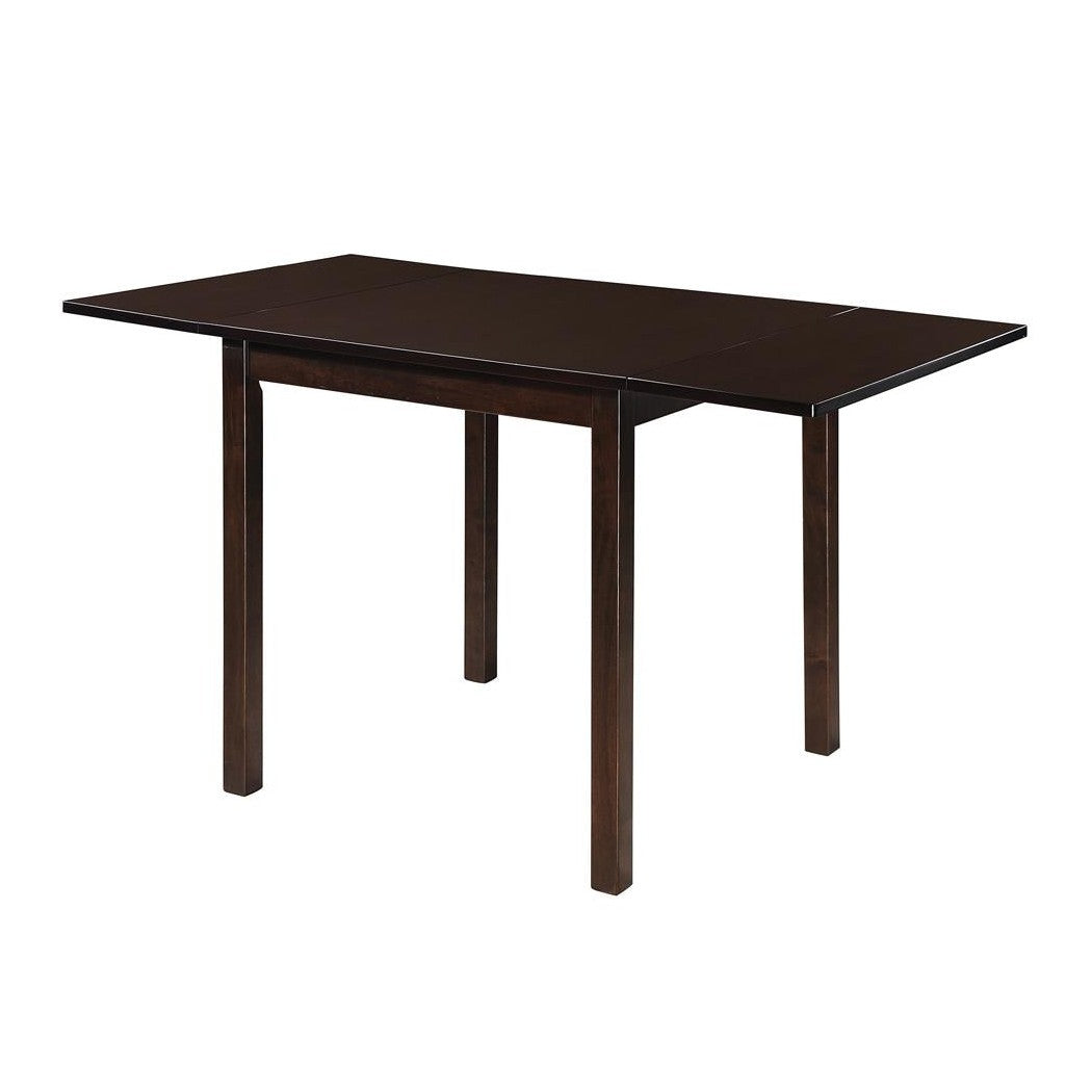 Kelso Rectangular Dining Table with Drop Leaf Cappuccino 190821