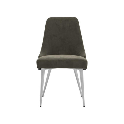 Cabianca Curved Back Side Chairs Grey (Set of 2) 191442