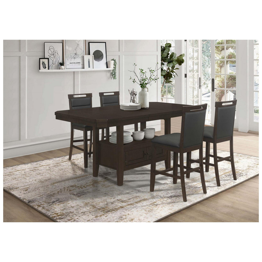 COUNTER HT TABLE 5 PC SET 193108-S5