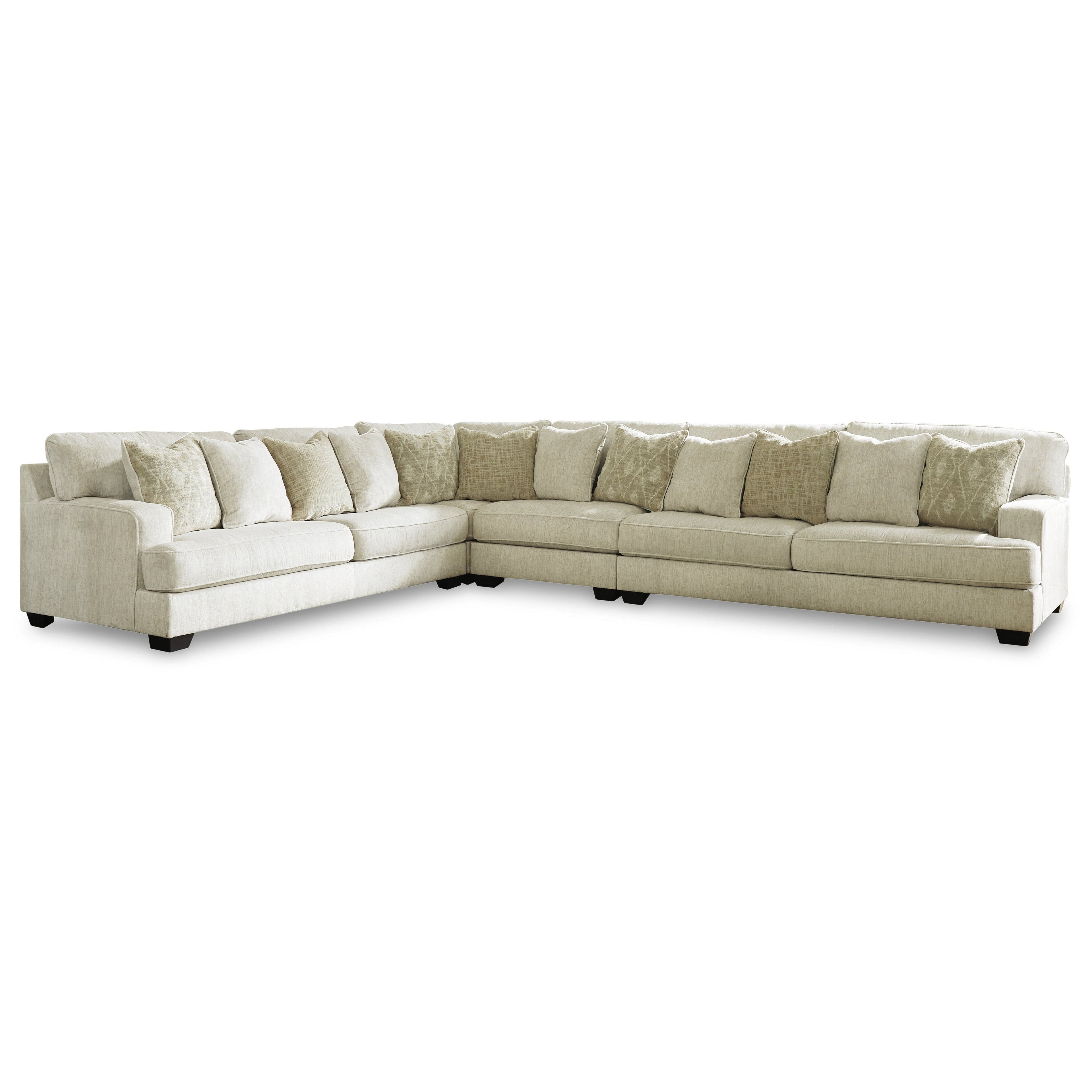 Rawcliffe 4-Piece Sectional with Ottoman Ash-19604U3