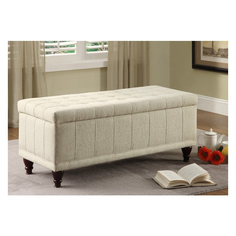 LIFT TOP STORAGE BENCH, FABRIC 4730NF