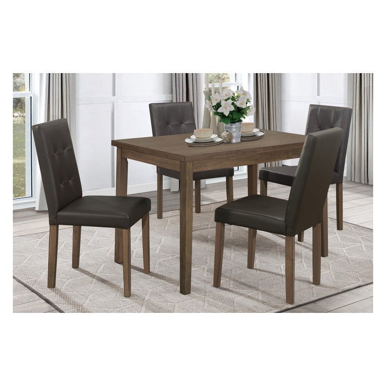 BROWN DINING SIDE CHAIR 5039BRS