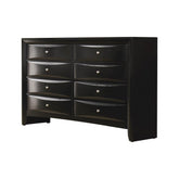 Briana Rectangular 8-drawer Dresser Black 200703