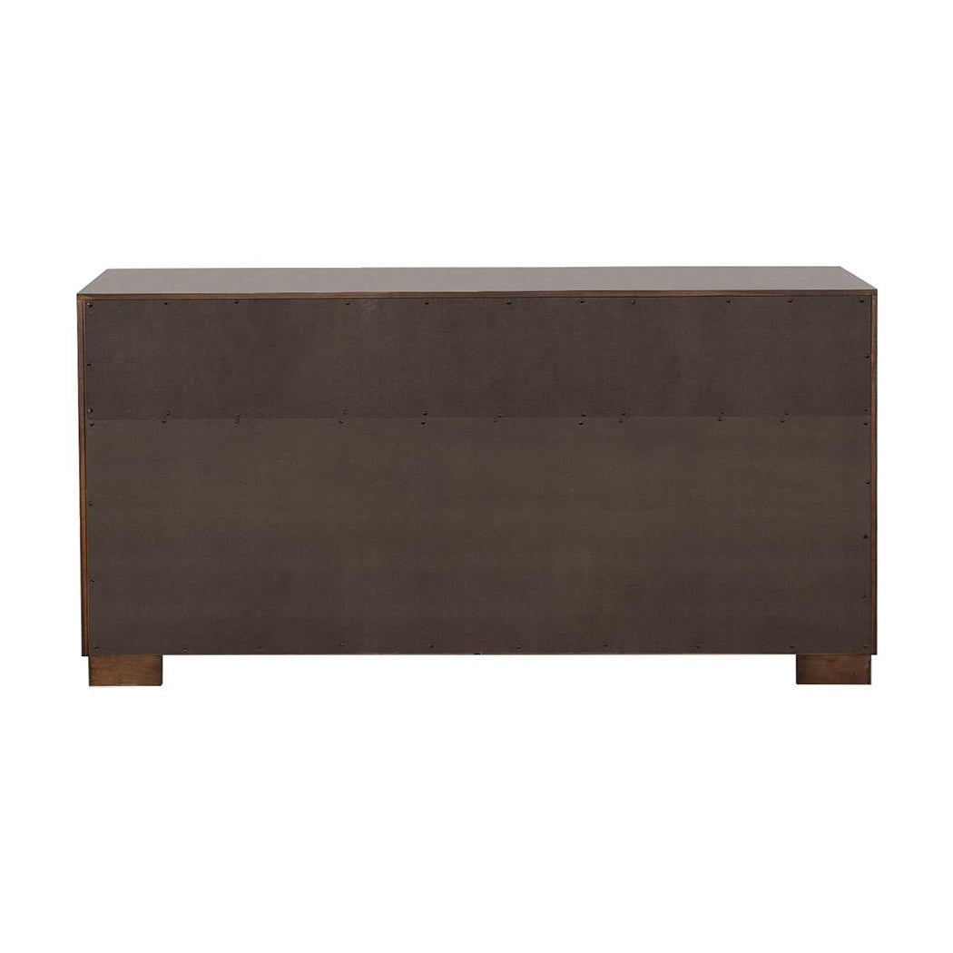 Jessica 6-drawer Dresser Cappuccino 200713