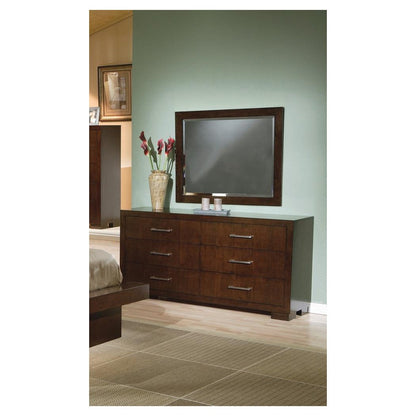 Jessica 6-drawer Dresser Cappuccino 200713