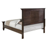 Franco Queen Panel Bed Burnished Oak 200971Q