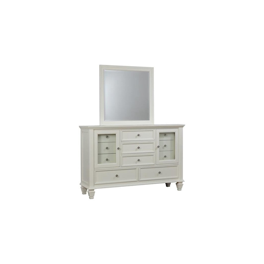 Sandy Beach 11-drawer Rectangular Dresser White 201303