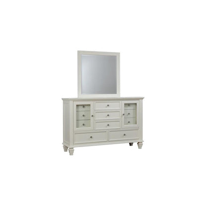 Sandy Beach 11-drawer Rectangular Dresser White 201303