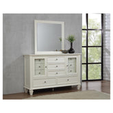 Sandy Beach 11-drawer Rectangular Dresser White 201303