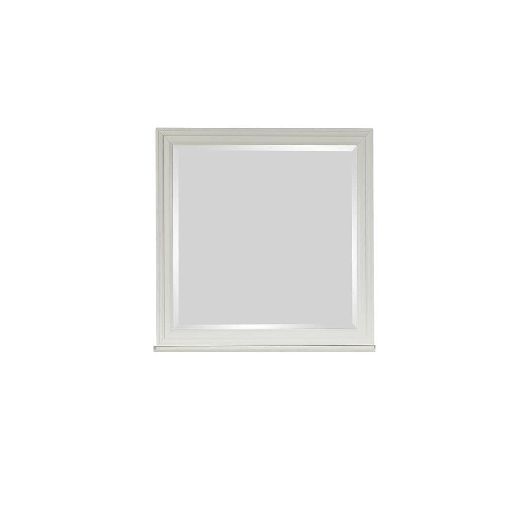 Sandy Beach Rectangular Mirror White 201304