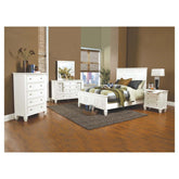 Sandy Beach 5-drawer Rectangular Chest White 201305