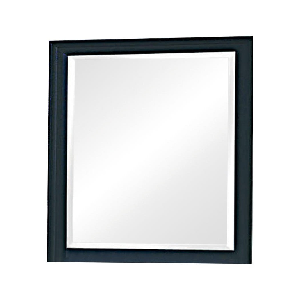 Sandy Beach Vertical Dresser Mirror Black 201324