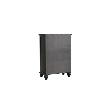 Sandy Beach 5-drawer Chest Black 201325