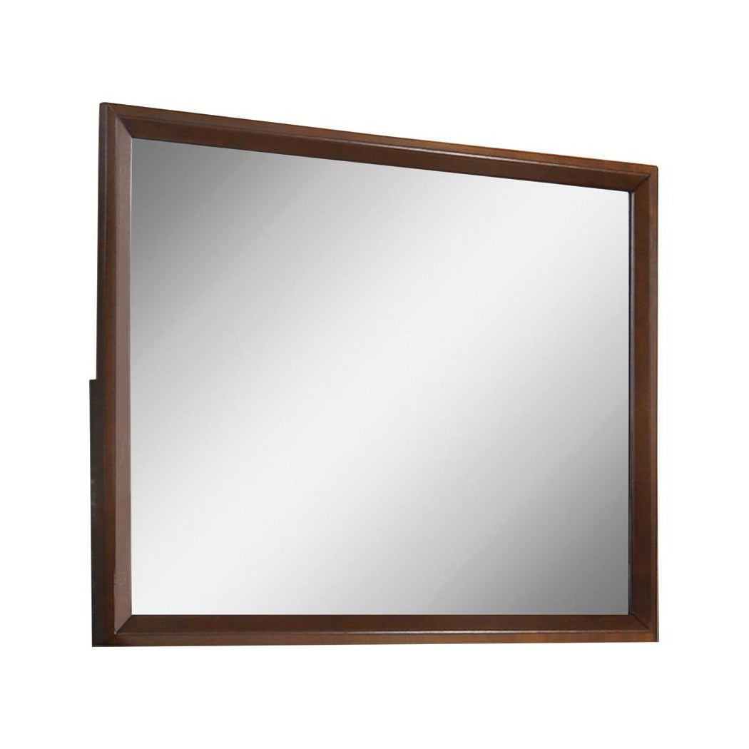 Serenity Rectangle Dresser Mirror Rich Merlot 201974