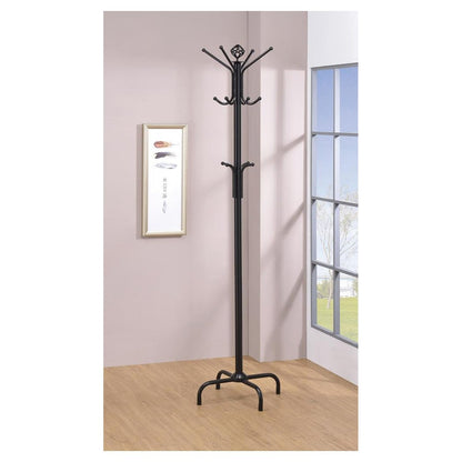 Collier 12-hook Coat Rack Black 2019