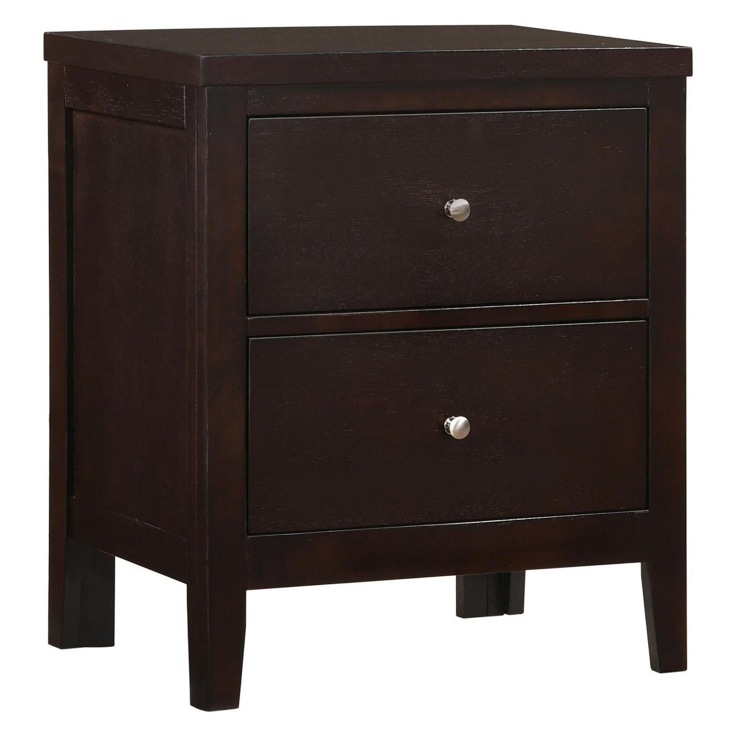 Carlton 2-drawer Rectangular Nightstand Cappuccino 202092