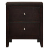 Carlton 2-drawer Rectangular Nightstand Cappuccino 202092