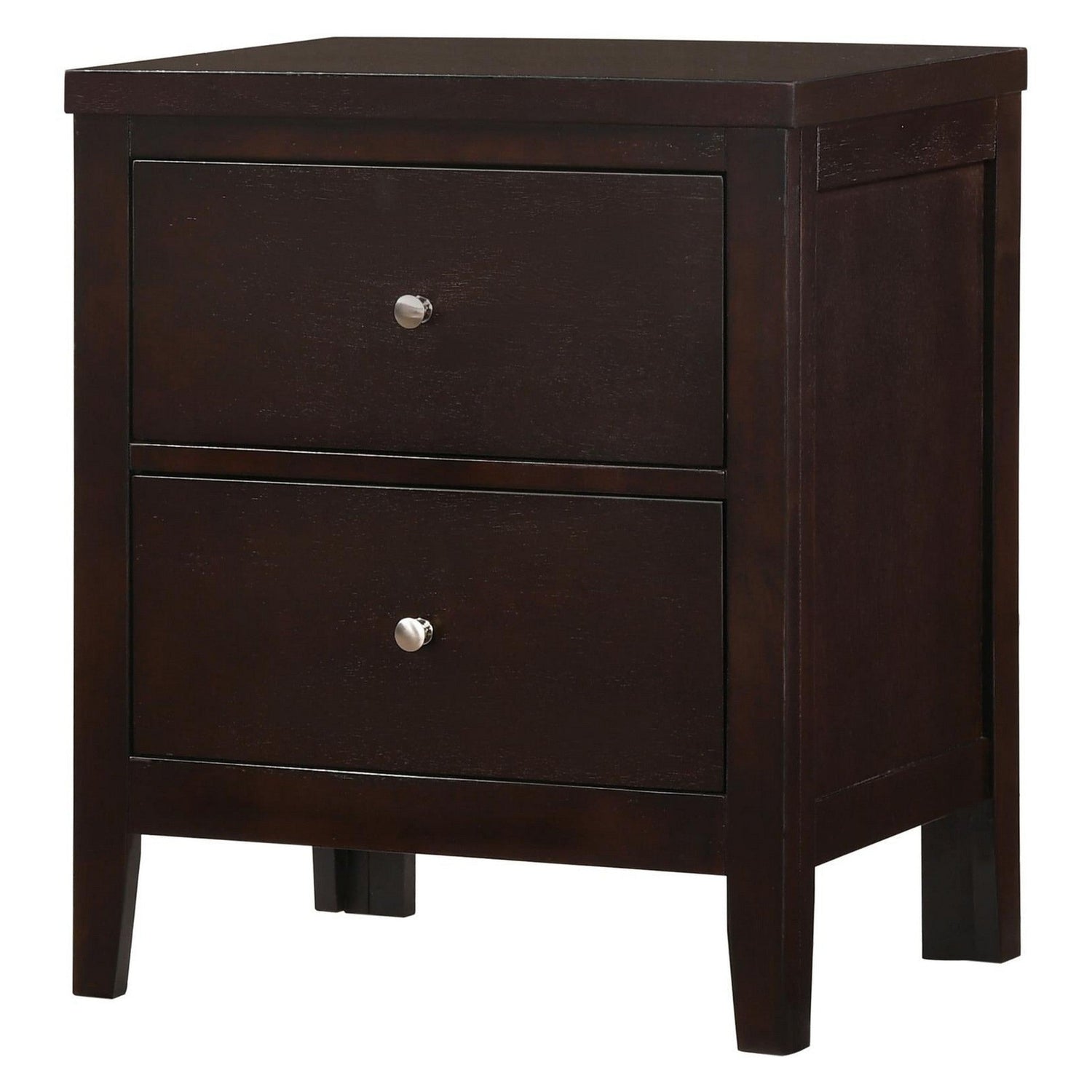 Carlton 2-drawer Rectangular Nightstand Cappuccino 202092