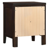 Carlton 2-drawer Rectangular Nightstand Cappuccino 202092