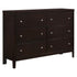 Carlton 6-drawer Rectangular Dresser Cappuccino 202093