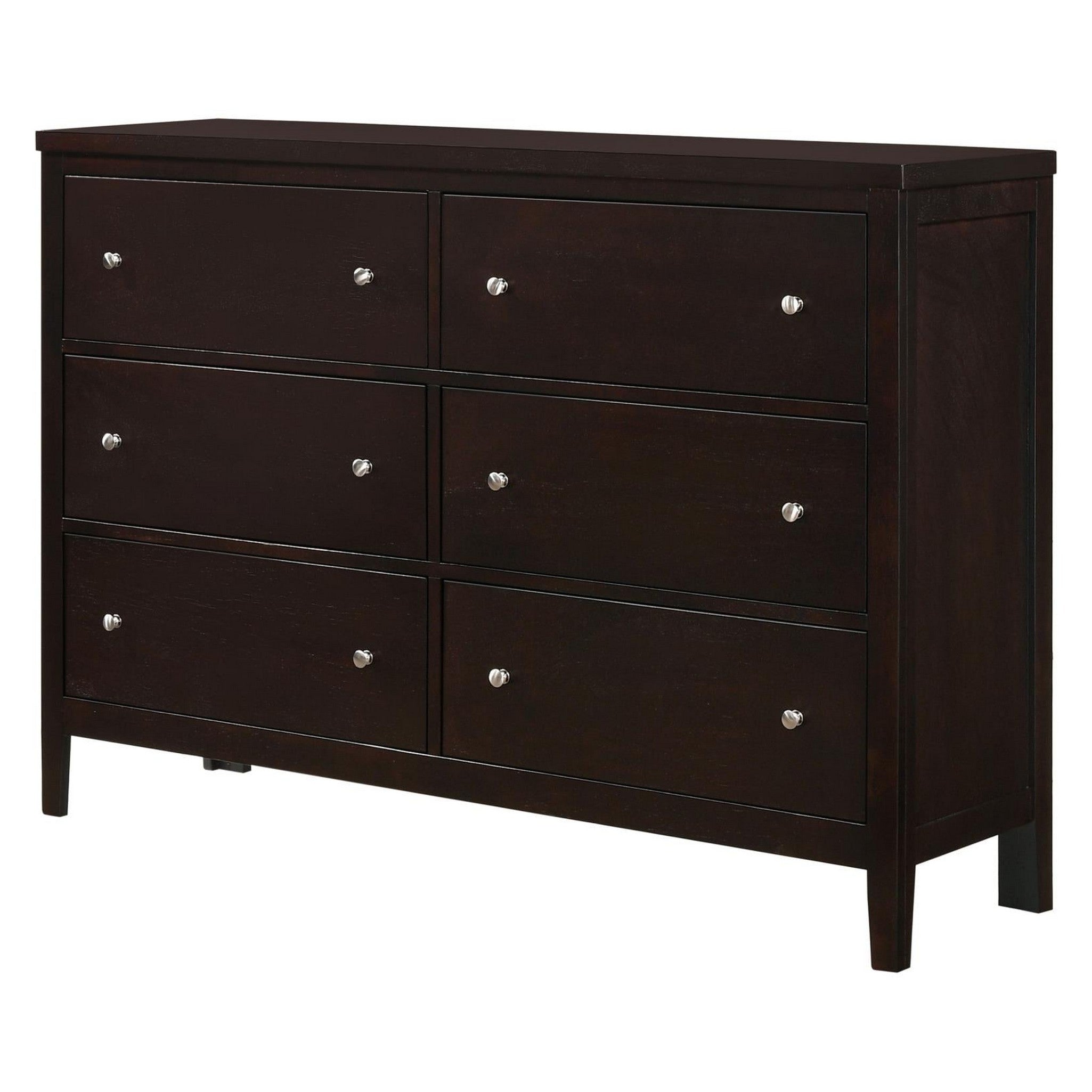 Carlton 6-drawer Rectangular Dresser Cappuccino 202093