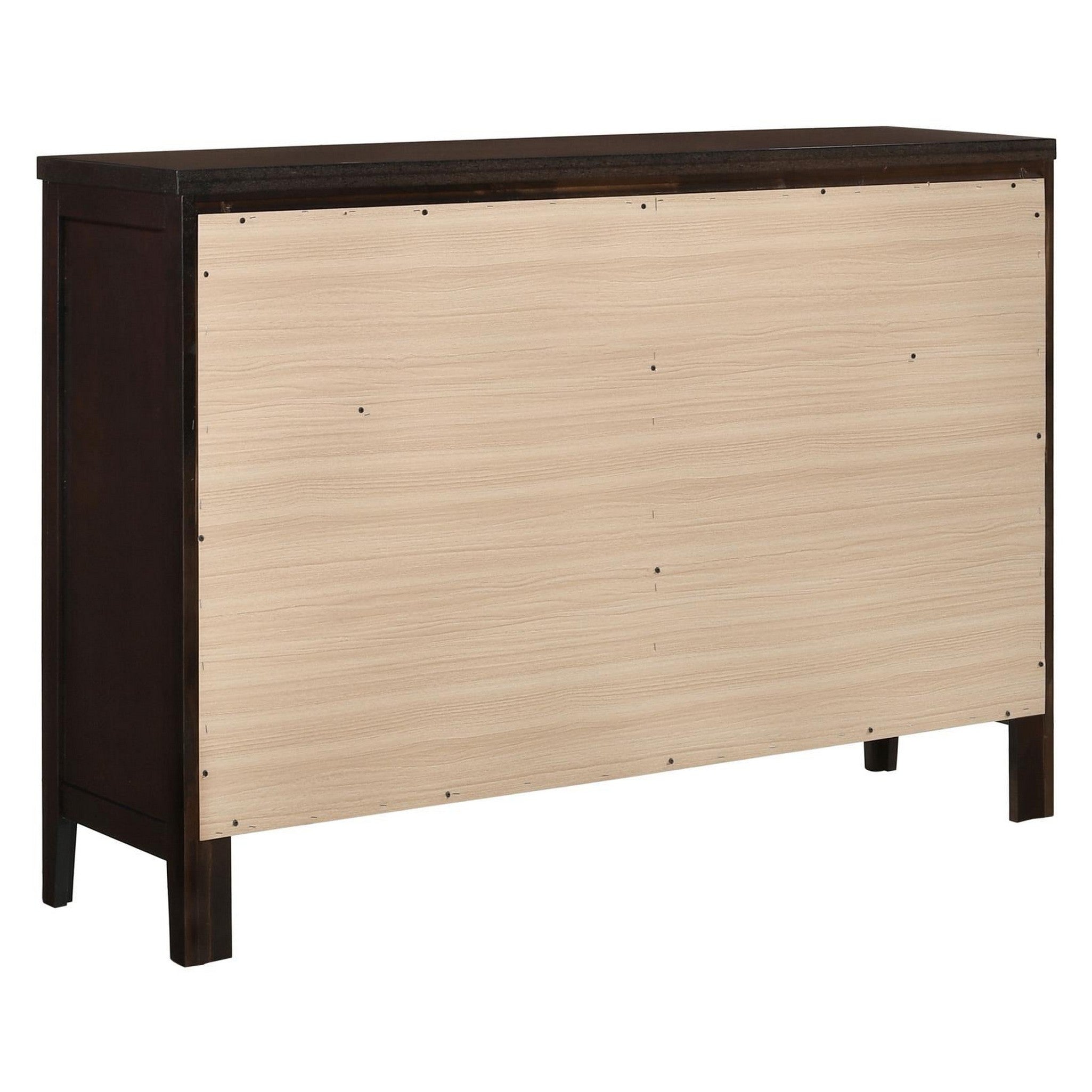 Carlton 6-drawer Rectangular Dresser Cappuccino 202093