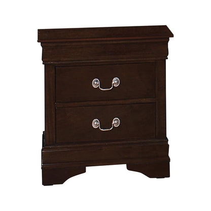 Louis Philippe 2-drawer Nightstand Cappuccino 202412