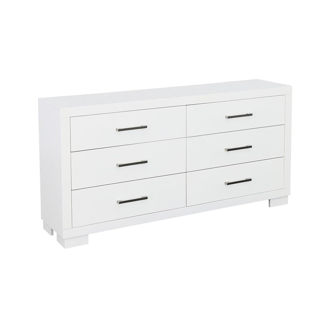 Jessica 6-drawer Dresser White 202993